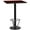 Mahogany, variant on Flash Furniture 24'' Square Mahogany Laminate Table Top with 18'' Round Bar Height Table Base and Foot Ring