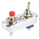thumbnail image 2 of TKSE Interruptor De Palanca, Interruptor De Reinicio Automático Con Botón Momentáneo, Interruptor De Palanca De 3 Pines Y 2 Posiciones, 220 V, 3 A, 2 of 5