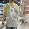 thumbnail image 4 of Bow Backpack for Teen Girls Cute Preppy Daypack College Bookbag Small Makeup Bag for School and Daily Use, 4 of 5