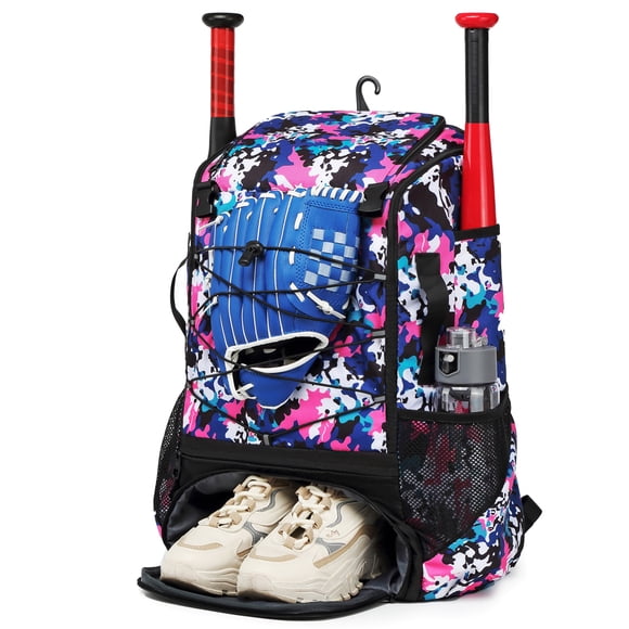 Mochila de béisbol Qarigey para niños de 8 a 12 años Color de la flor