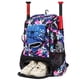 thumbnail image 1 of Sonducket Bolsa de softbol para niñas con gran capacidad y bolsas de béisbol impermeables organizadas para niños de 8 a 12 años Mochilas Color de la flor, 1 of 6