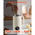 thumbnail image 5 of 10-Blade Nut Milk Maker Machine,41 oz for Homemade Soy,Oat,Almond Milk,Juice,Milkshake,Self-Cleaning,Boil Water&Delay Timer, 5 of 11