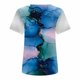 thumbnail image 5 of Jersey de cuello redondo de verano para mujer, camisa informal estampada, blusa superior de fondo Pompotops  hfajkhk138754, 5 of 9