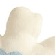 thumbnail image 2 of Cojín de peluche con forma de flor, relleno de esponja, suave, grueso y decorativo para sofá, blanco y azul., 2 of 5