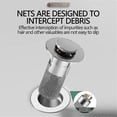 thumbnail image 5 of 4pcs Drain Stopper, Stainless Steel Floor Drain Filter, Stainless Steel Basin Drain Filter,Stainless Steel Drain Filter, 5 of 5