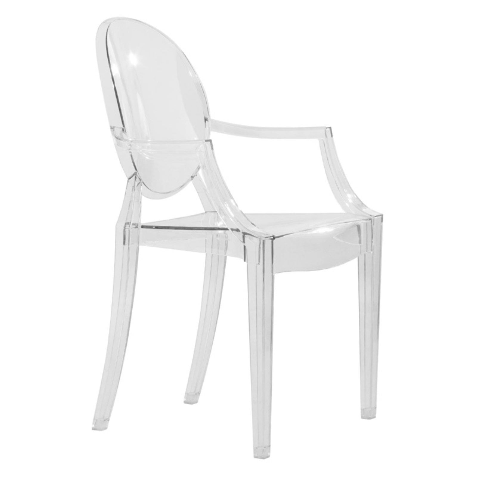 set of 4 acrylic chairs