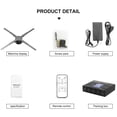 thumbnail image 4 of 3D Hologram Fan 19.6in 2000x1152 WiFi 3D Projector with 576 LED Light Beads for Business Store Advertising, 4 of 7