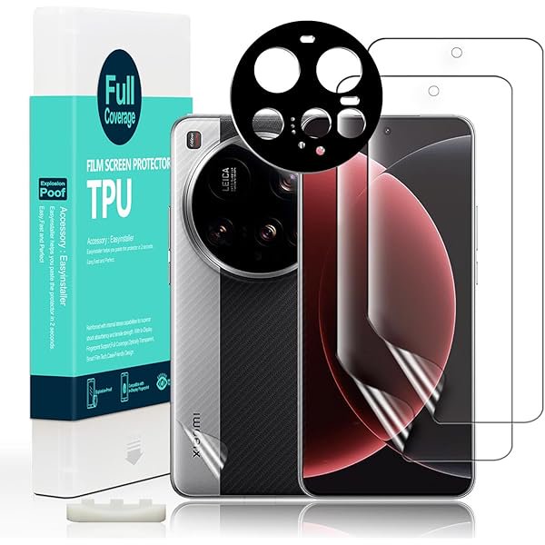 wonima44 for Xiaomi 15 Ultra 5G Screen Protector,2-Pack,Hydrogel Film with Camera Lens Protector,Easy Installation Tool,Bubble-Free,Fingerprint Unlock Compatible,Anti-Shatter,Anti-Scratch