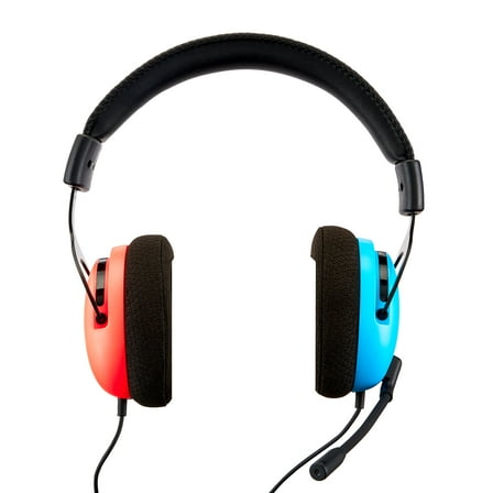 onn Wired Gaming Headset Compatible with Nintendo Switch/Switch OLED/Switch Lite, Multicolor