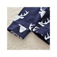 thumbnail image 4 of Baby Toddler Boy Deer Long Sleeve Shirt Pants 2 Piece Set Black Blue, 4 of 5