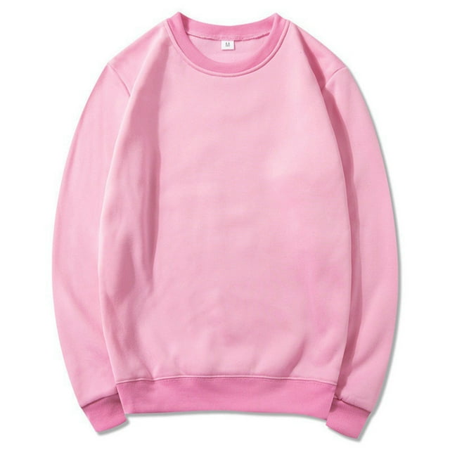 AherBiu Sweatshirts for Men Crew Neck Lightweight Gym Workout Pullover Fall Winter Solid Color Casual Loose Basic Athletic Sweatshirt