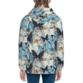 thumbnail image 6 of Pofeuu Butterflys Print Teenage Zipper Hoodie Sweatshirts Hooded Casual Jackets With Pocket For Boys Girls-Medium, 6 of 6