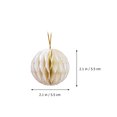 thumbnail image 2 of 3 unids Árbol de Navidad Colgando Ball Navidad Decoraciones Colgantes de Navidad Suministros de papel de Navidad HOMEMAXS HaoMX12193188, 2 of 6