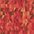 thumbnail image 1 of Ahgly Company Machine Washable Indoor Square Transitional Grapefruit Red Area Rugs, 5' Square, 1 of 7