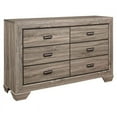 thumbnail image 2 of Home Elegance 1904-5 Beechnut Collection Dresser- Light Elm - 59 x 16.5 x 36.75 in., 2 of 5