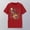 Red, variant on Graphic Tees for Women Uni Graphic Crew Neck T-Shirt for Everyday Wear with Printed Design and Soft Comfort Fit in Seasonal Red XL