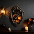 thumbnail image 3 of Feledorashia Baroque Picture Frame, Gothic Wall Photo Frame, Ornate Hollow Display for Photos Dried Flowers and Wall Decor, Carved Look Border with Deep Opening and Hanging or Tabletop Placement, 3 of 6