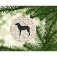 thumbnail image 2 of Majorca Shepherd Dog Ceramic Ornament 2.8 in x 2.8 in, 2 of 3