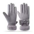 thumbnail image 3 of PEIXUN Gants d'Hiver Chauds pour Femmes Plus Polaire Épais Froid et Coupe-Vent, 3 of 3