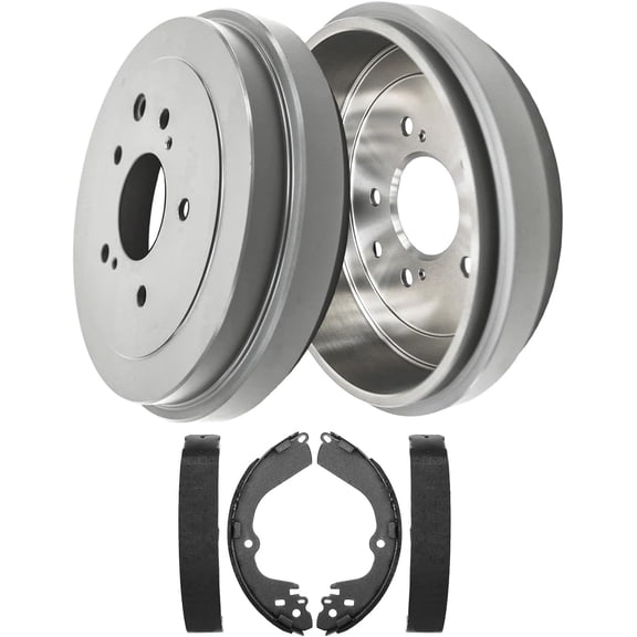 Detroit Axle - Rear Brake Kit for 2013-2018 Nissan NV200 2015-2018 Chevrolet City Express, Brake Drums Brakes Shoes 2016 2017 Replacement