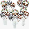 Big Dot of Happiness Day of the Dead - Sugar Skull Party Centerpiece Sticks - Table Toppers - Set of 15