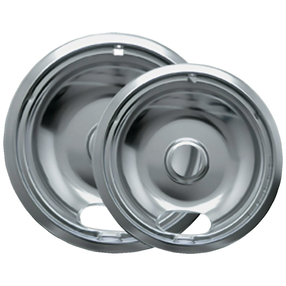 Range Kleen Chrome Drip Pans, 2 Count