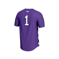 thumbnail image 3 of Youth GameDay Greats #1 Purple TCU Horned Frogs Lightweight Soccer Fashion Jersey, 3 of 3