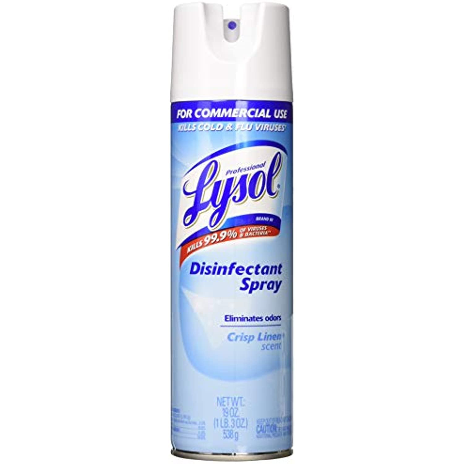 Lysol Disinfectant Spray, Crisp Linen, 19 Ounce, 3 Count