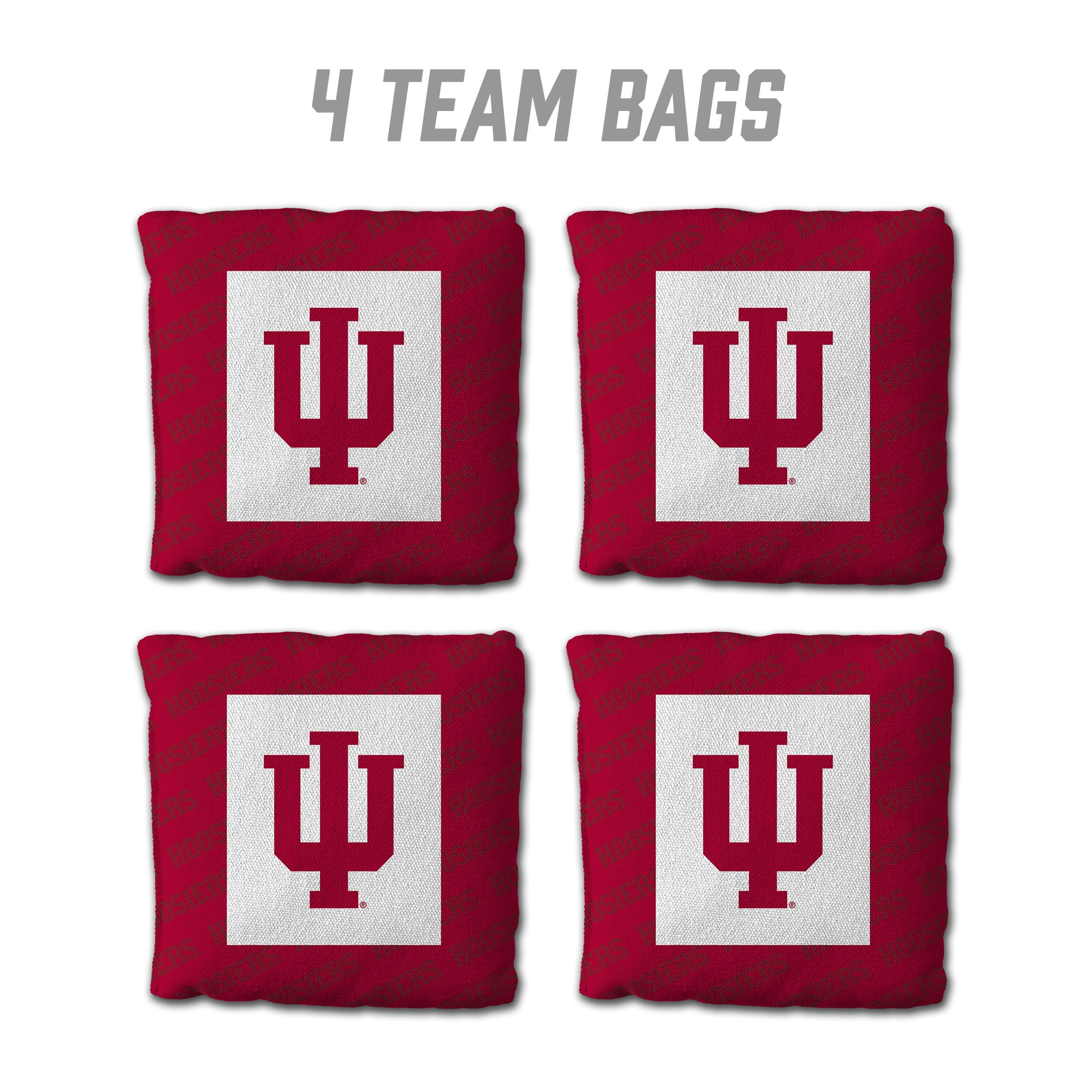 NCAA Indiana Hoosiers Cornhole Bags - 4PK - Red