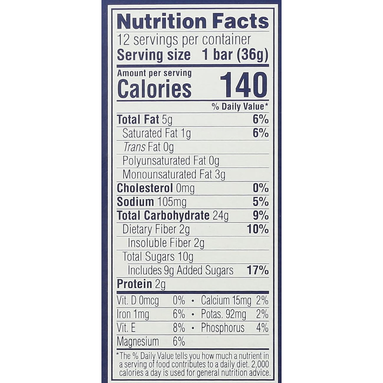 Clif, Bar Z Chocolate Chip Organic 12 Count, 15.24 Ounce - Pack of 2