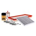 thumbnail image 1 of Kit De Bujías Doble Platino, Filtro De Aire, Filtro Para Aceite Sintético, Filtro De Combustible Y Filtro De Cabina 8 PIEZAS Afinación Sin Aceite Compatible con Golf 2000 A 2006 Volkswagen L4 1.8L, 1 of 3