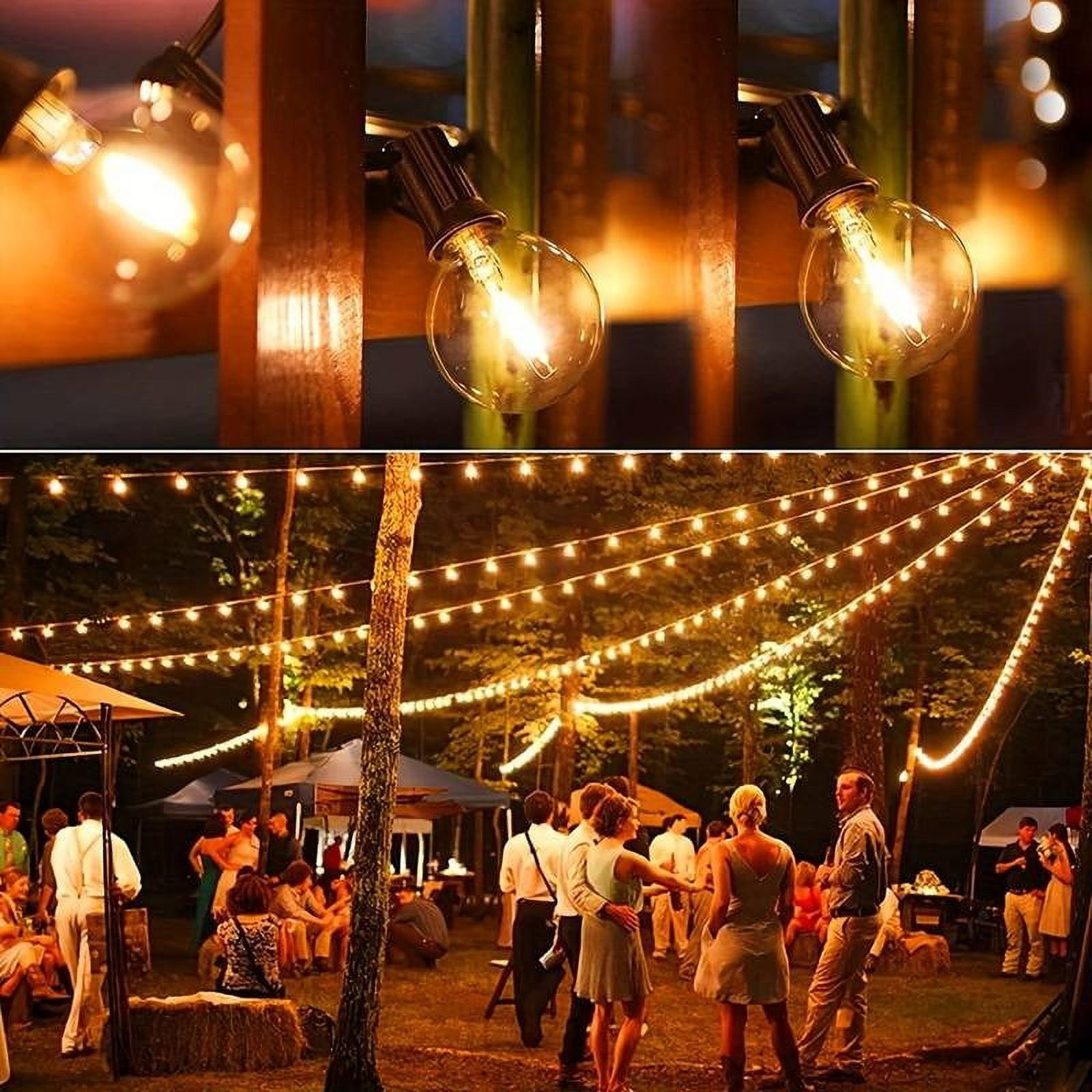 JESLED Indoor/Outdoor Waterproof LED Edison Bulbs String Lights