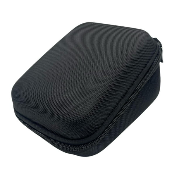 Estuche de transporte rígido de viaje a prueba de polvo EVA portátil protector para cable superior Negro