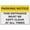 Warning Sign 3, variant on Pedestrian Route 8"x12", Aluminum Tin Warning Signs for Home Outdoor Garden, High-Visibility Directional Sign for Walkway