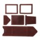 thumbnail image 5 of 1 de manualidades de material cuero de bricolaje, kit de fabricación de monederos de s plegables con película para principiantes adultos hechos a marrón BLESIY Fabricación de monedero DIY, 5 of 8