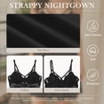 thumbnail image 3 of LWP Women Sexy Lace Babydoll Lingerie V Neck Chemise Full Slip Nightgown Sleepwear, 3 of 9