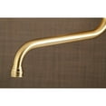 thumbnail image 3 of Kingston Brass KS115SB Essex Two Handle Wall Mount Bathroom Faucet, Brushed Brass, 3 of 5