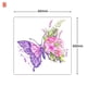 thumbnail image 4 of 3D Tattoo Sticker, Y2k Style Colorful Butterfly Realistic Pattern, Waterproof Temporary Tattoos For Men And Women, 4 of 4