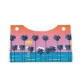 thumbnail image 3 of Picia Beach with Palm Trees Pattern Long Tissue Box Cover,PVC Leather Triangle Holder,Tissue Box Holder with Magnetic Bottom,Facial Paper Organizer Dispenser-7.9"X4.9"X4.5", 3 of 9
