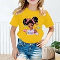 thumbnail image 2 of WEAIXIMIUNG Vêtements pour Adolescentes 10-12 Tendance Été Enfant Filles Mignon Mode Imprimé Col Rond Confortable T-Shirt à Manches Courtes Été Décontracté Ample T-Shirt Hauts 8-10 Ans, 2 of 4