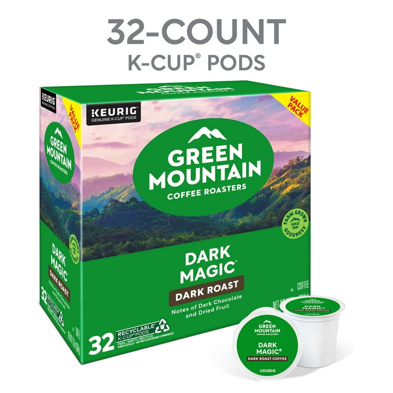 Green Mountain Coffee Roasters Dark Magic Blend, 32 K-Cup Pods