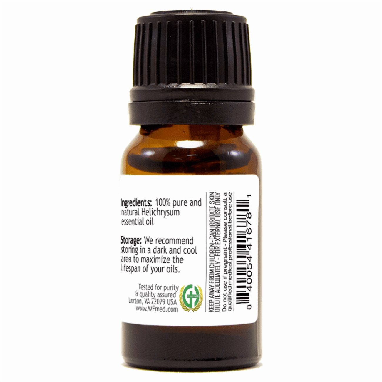GreenHealth Helichrysum Essential Oil – 10 ml | Aromatic Botanical Oil | Amber Glass Euro Dropper | for Roll-On Blends, Diffusers, Massage Oils & DIY Body Care