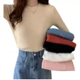 thumbnail image 1 of Blusa Suéter Para Mujer Cuello Alto Casual De Manga Largas, 1 of 8