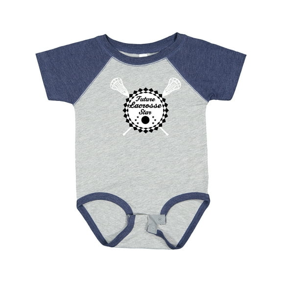 Inktastic Future Lacrosse Star Childs Boys or Girls Baby Bodysuit
