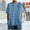 Light Blue, variant on Women's Button Down Cotton Linen Shirts Lightweight Loose Summer Short Sleeve Dressy Casual Pleated Tops