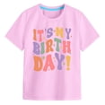 thumbnail image 4 of Zanarzt Toddler Girls Short Sleeve T Shirts Short Sleeve T Shirt Tee Organic Cotton Baby Toddler Little Kids Boys Girls Unisex Pink,1-2 Years, 4 of 4