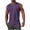 Purple, variant on Vivianyo HD Men's Sleeveless Vest Top Summer Men Casual Fashion Solid Pullover Round Neck Sports Tank Tops Blouse
