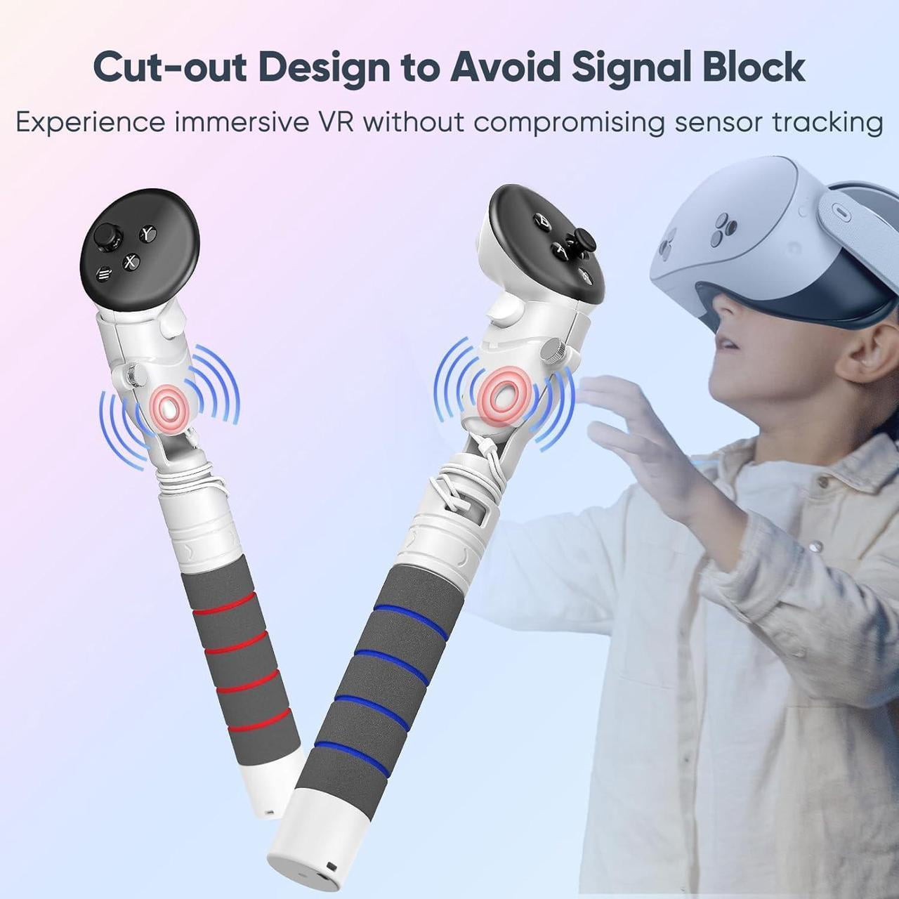 4-in-1 Gorilla Tag Long Arms for Meta Quest 3S/3/Oculus Quest