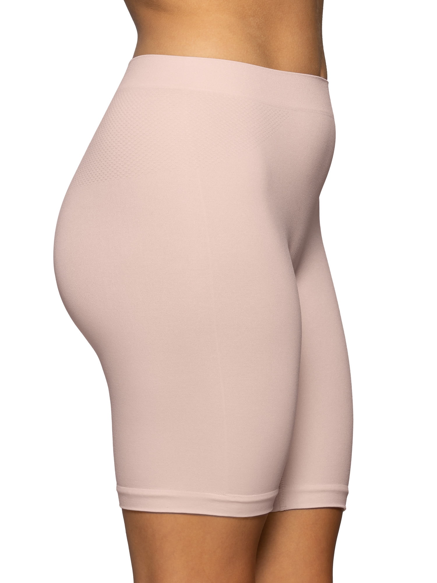 Vanity Fair Radiant Women's Seamless Slip Shorts, Breathable Smoothing Shapewear Shorts for Under Dresses and Skirts, Sizes S–3XL
