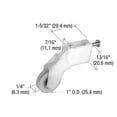 thumbnail image 5 of CRL B645 1" Nylon Sliding Screen Door Bottom Roller for Peachtree Doors - pack of 2, 5 of 5